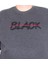 Erkek Büyük Beden Sıfır Yaka 3ip Sweat Black 24202 Antrasit Melanj 3