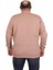 Erkek Büyük Beden Sıfır Yaka 3ip Sweat Black 24202 S.kahve 2