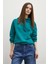 Kapüşonlu Sweatshirt Yeşil 1