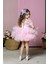 Sindirella Kostümü Kelebek Mini Pembe 3