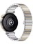 Huawei Watch GT6 41mm GT4 41mm GT5 41mm GT5 Pro 42mm ile Uyumlu Kordon (18mm) Çelik Metal Klipsli 3