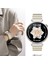 Huawei Watch GT6 41mm GT4 41mm GT5 41mm GT5 Pro 42mm ile Uyumlu Kordon (18mm) Çelik Metal Klipsli 5