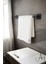 Yapışkanlı 4'lü Siyah Banyo Set Uzun Havluluk Rulo Havluluk Wc Tuvalet Kağıtlık Yuvarlak Havluluk 2