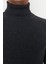 Erkek Slim Fit Dar Kesim Yumuşak Dokulu Tüylenmeyen Tam Balıkçı Yaka Triko Kazak 3
