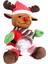 Yılbaşı Kar Küreli Pilli Peluş Ren Geyiği - 29 cm 4