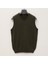 Erkek Kısa Kol V Yaka Sweatshirt - 180900 - Koyu Yeşil 1