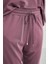 Yumuşak Dokulu V Yaka Uzun Kol Kadın Pijama Takım 9721 4