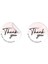 Kuşe Sticker Paketleme & Kargo Etiketi (4X4CM) 48 Adet - Thank You For Your Order - 02 - 1