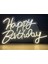 Neon LED Tabela Dekoratif Aydınlatma -Happy Birthday, 90X70CM- 1