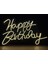 Neon LED Tabela Dekoratif Aydınlatma -Happy Birthday, 90X70CM- 2