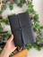 (isim yazıyoruz) Alesta Leather El Yapımı Hakiki Deri El Dikişi Defter 5