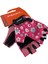 Flower Çocuk Kısa Parmak Eldiven - Pembe - Xs 2