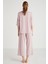 Yumuşak Dokulu Kapri Kol Kadın Pijama Takım 2623 4