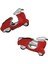 Kırmızı Scooter Kol Düğmesi 1