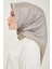 % 100 Twill Ipek Eşarp 4006-50 Gri 2