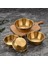 1 Adet Çelik Gold Mini Sunum Sahan 12 cm 3