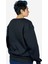 Ağlayan Shark Siyah Sıfır Yaka Tasarım Oversize Sweatshirt 4