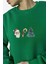 Noel Üçlüsü Unisex Sıfıryaka Yeşil Oversize Sweatshirt 4
