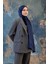 Fall Winter Ipeksi Jakar Şal Gümüş 9018-09 1
