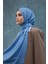 Fall Winter İpeksi Jakar Şal İndigo Mavi 9019-14 3