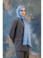 Fall Winter Ipeksi Jakar Şal Gümüş 9018-09 1