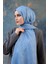 Fall Winter Ipeksi Jakar Şal Gümüş 9018-09 2