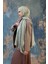 Fall Winter Ipeksi Jakar Şal Gümüş 9018-09 3