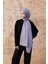 Fall Winter Ipeksi Jakar Şal Leylak 9020-19 4