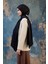 Fall Winter İpeksi Jakar Şal Siyah 9018-06 3