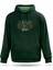 Bisiklet ve Yapraklar Tasarım Kapşonlu Sweatshirt 1