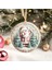 Yılbaşı Çam Ağacı Süsü - 3D Tasarımlı Uv Baskılı - Noel Baba 1