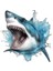 Megaladon Resmi Araba Sticker Yapıştırması Mdx3 19 cm Dev Köpek Balığı 1