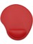 Bilek Destekli Mouse Pad - Dikişli Kaymaz Mouse Ped - Fare Pedi Kahverengi Mouse Pedi - Dikişli Oval Mouse Altlığı 1