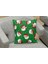 Yeniyıl Noel Temalı Noel Baba Yesil Kolaj Desenli Yastık Kılıfı 1
