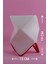Orıgamı Dekoratif Abajur (13 x 13 x 19 cm ) - Kırmızı 4