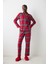 New York Red Checked Kırmızı Gömlek Pantolon Pijama Takımı 1