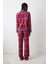 New York Red Checked Kırmızı Gömlek Pantolon Pijama Takımı 4