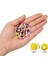 Pembe Renk 4 mm Yaklaşık 660 Adet / 60 Gram Cam Boncuk Oya Yazma Bileklik ve Kolye 2