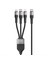 Duzzona A4 iPhone 15 Serisi Için 100W 3&#39;ü 1 Arada 5A Hızlı Şarj Kablosu Usb-C - Usb-C+Lightning+Mikro USB Kablosu (Ce / Fcc / Ukca / Rohs Sertifikası) (Yurt Dışından) 1