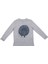 Lisanslı Yaldızlı Fb Logo Gri Çocuk Sweat 2