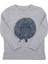 Lisanslı Yaldızlı Fb Logo Gri Çocuk Sweat 3