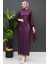 Inci Tesettür Abiye Mor 1