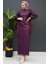 Inci Tesettür Abiye Mor 3