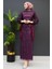 Inci Tesettür Abiye Mor 4
