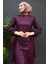 Inci Tesettür Abiye Mor 5