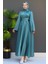 Nazlı Tesettür Elbise Mint 3