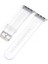 ​​​Apple Watch Ultra 49MM Kordon Krd-13 Şeffaf Uyumlu Strap Kayış - Renksiz 4