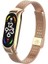 Xiaomi Mi Band 7 Uyumlu Krd-06 Metal Kordon - Rose Gold 1