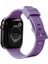 Apple Watch 44MM Krd-23 Uyumlu Kordon - Lila 1