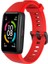 Huawei Band 6 Uyumlu Krd-47 Uyumlu Kordon Zore - Kırmızı 1